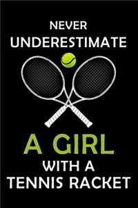 Never Underestimate a Girl With A Tennis Racket