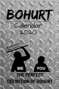 Bohurt Calendar 2020 - The perfect definition of Buhurt: Funny Mediveal Fighter Datebook for one year - 6 x 9 Inch ( DIN 5), lined date pages - 53 weeks