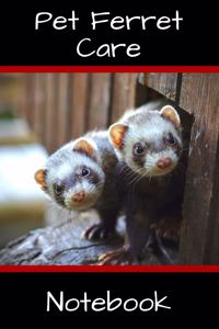 Pet Ferret Care Notebook