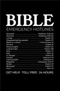 Bible Emergency Hotlines