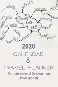 Calendar & Travel Planner for International Development Profesionals 2020