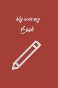 My memory book / Memory keeper Notebook