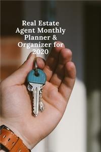 Real Estate Agent Monthly Planner & Organizer for 2020