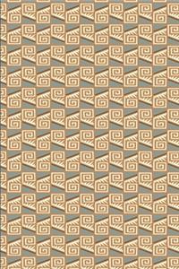 2020 Daily Planner Aztec Design Vintage Pattern Historical 388 Pages