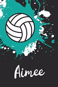 Aimee Volleyball Notebook