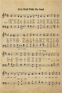 It Is Well With My Soul Hymn Journal