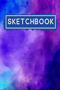 Sketchbook: Personalized Watercolor Sketch Book / Notebook / Journal - 110 Pages of Sketching, Drawing, Writing, and Doodling - Gift