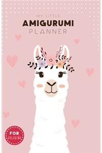 My little Amigurumi Planner (for coloring) Alpaca