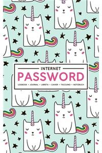 Internet Password Logbook - Journal - Libreta - Cahier - Taccuino - Notizbuch