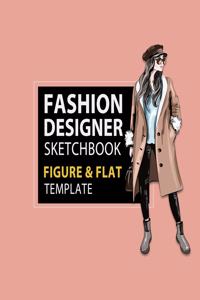 Fashion Designer Sketchbook Figure & Flat Template