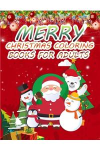 Merry Christmas Coloring Books For Adults