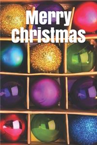Merry Christmas Notebook, Cristmas Journal, Christmas Diary, Santa Claus - One Subject - 120 Pages
