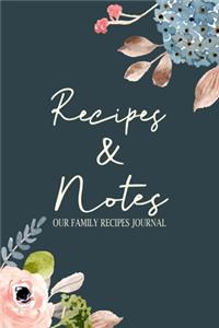 Our Family Recipes Journal