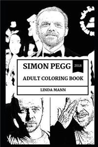 Simon Pegg Adult Coloring Book