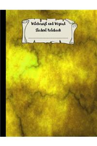 Witchcraft and Wizard Student Notebook: 7.44 X 9.69 Wide Ruled Paper for Birthday, Christmas, Back to School Journal Unique Composition Book Gift for Friend, Family, Teacher, Student, Magical or Not