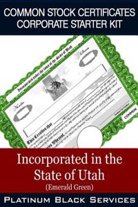 Common Stock Certificates Corporate Starter Kit