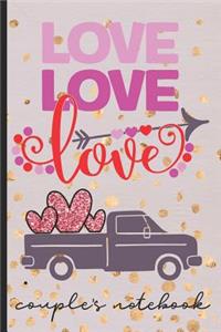 Love Love Love - Couple's Notebook