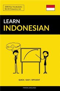 Learn Indonesian - Quick / Easy / Efficient