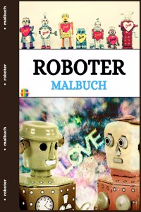 Roboter Malbuch