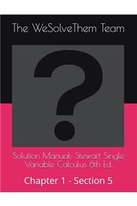 Solution Manual: Stewart Single Variable Calculus 8th Ed.: Chapter 1 - Section 5