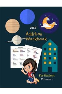 2018 Addition Workbook For Student Volume 1