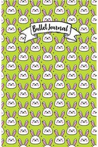Bullet Journal: Cute Rabbit Colorful Pattern Cover