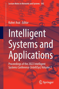 Intelligent Systems and Applications