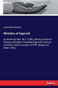 Mistakes of Ingersoll