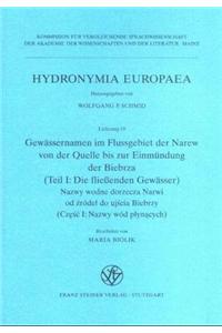 Gewassernamen Im Flussgebiet Der Narew Von Der Quelle Bis Zur Einmundung Der Biebrza