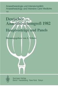Deutscher Anaesthesiekongreß 1982 Freie Vorträge