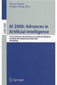 AI 2008: Advances in Artificial Intelligence