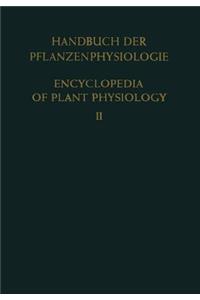 Allgemeine Physiologie Der Pflanzenzelle / General Physiology of the Plant Cell