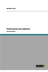 Fachtextsorten des Englischen