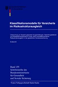 Klassifikationsmodelle Fur Versicherte Im Risikostrukturausgleich