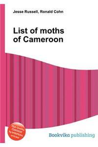 List of Moths of Cameroon