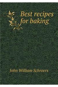 Best Recipes for Baking