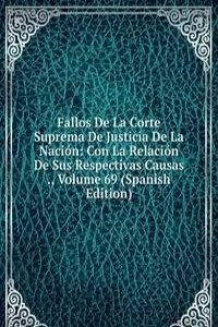 Fallos De La Corte Suprema De Justicia De La Nacion: Con La Relacion De Sus Respectivas Causas ., Volume 69 (Spanish Edition)