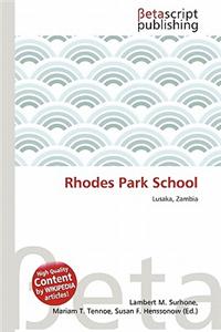 Rhodes Park School