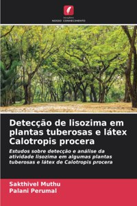 Detecção de lisozima em plantas tuberosas e látex Calotropis procera