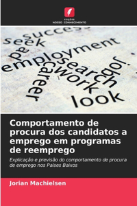 Comportamento de procura dos candidatos a emprego em programas de reemprego