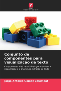 Conjunto de componentes para visualização de texto