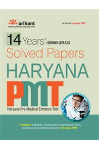 14 Years' Solved Papers Haryana Pmt