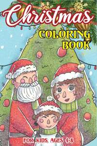 Christmas Coloring Book For Kids Ages 4-8