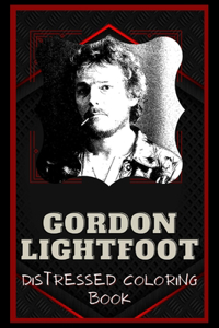 Gordon Lightfoot Distressed Coloring Book