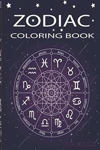 Zodiac Coloring Book for adults