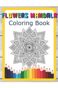 Flowers Mandala Coloring Book