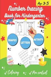 Number tracing Book For Kindergarten