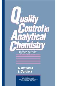 Quality Control in Analytical Chemistry