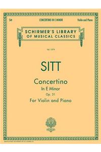 Concertino in E Minor, Op. 31