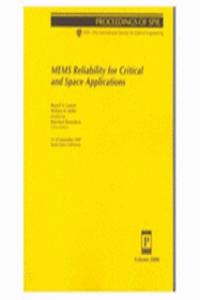Mems Reliability For Critical and Space Applications